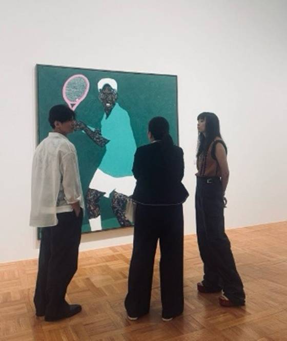 원빈, 이나영, 박인비. 사진|박인비 SNS