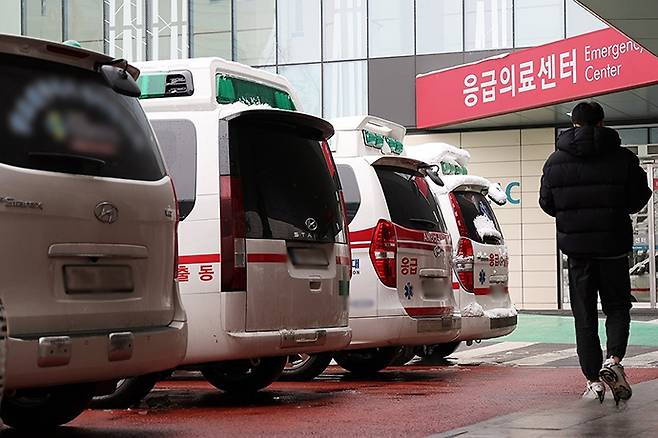 구급차. 연합뉴스 자료사진(해당 기사와 관련 없음)