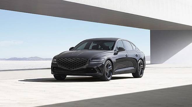 제네시스 G80 블랙