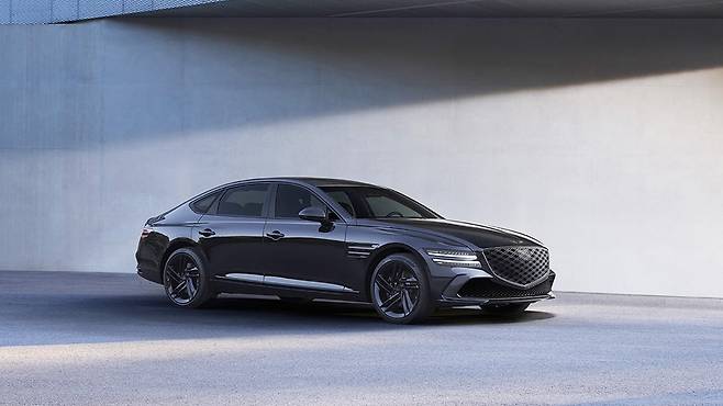 제네시스 G80 블랙