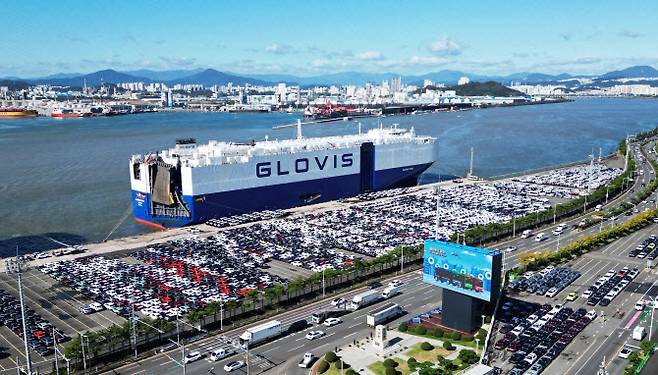 현대차 울산공장 수출선적부두 (사진=현대차그룹)