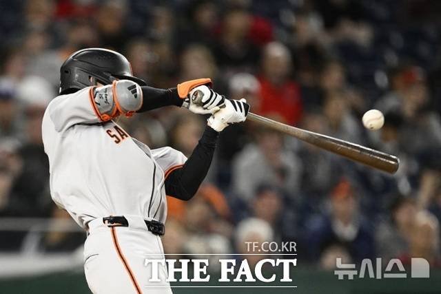 메츠와의 지난 두 경기에서 8타수 5안타의 맹타를 기록한 이정후는 28일(한국시간) 메츠전에선 볼넷 2개를 골라냈지만 3타수 무안타로 침묵했다. /뉴시스