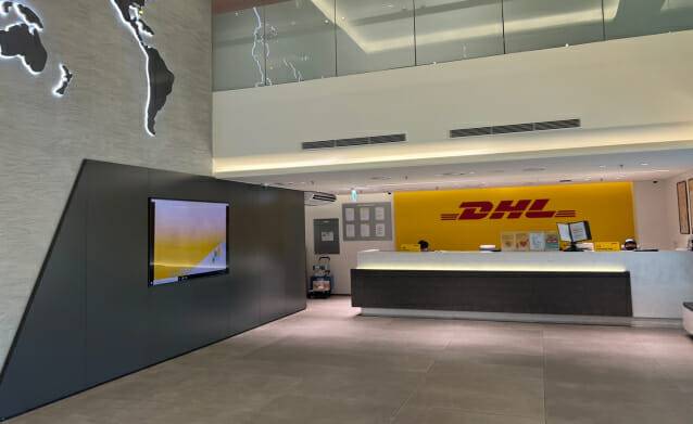 DHL 인천 게이트웨이 내부 전경 (사진=지디넷코리아 신영빈 기자)