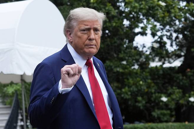 도널드 트럼프 미국 대통령. 연합뉴스