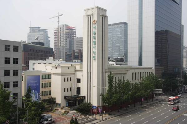 과거 부민관 건물. 현재는 서울특별시의회 청사로 쓰이고 있다. /국가유산포털