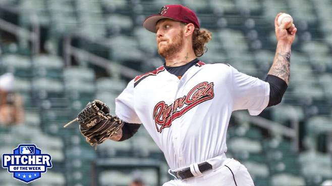 샌프란시스코 자이언츠 산하 트리플A 최고의 유망주 투수로 꼽히는 카슨 휘센헌트. 사진=MiLB.com