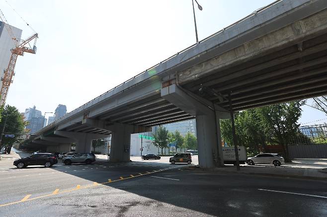 서울 중구 서소문 고가차도의 모습. 연합뉴스