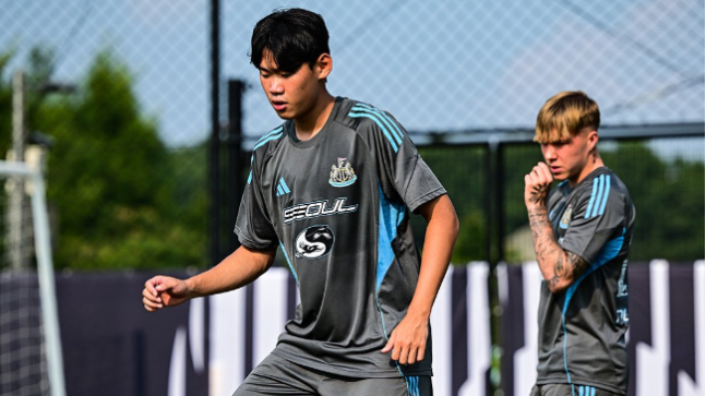 뉴캐슬 유나이티드 박승수. 사진=뉴캐슬 유나이티드 SNS