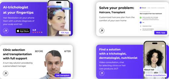 앱 촬영하고 AI가 진단하는 헤어케어 앱. iHairium