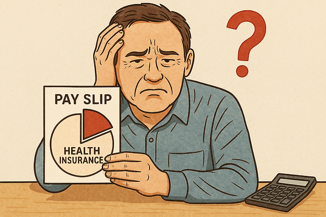 표를 들고 의아해 하는 사람