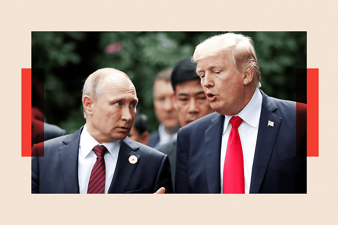 트럼프 대통령은 러시아의 우크라이나 도시 공격에 대해 "역겹고"도 "부끄러운" 일이라며 공개 비난했다