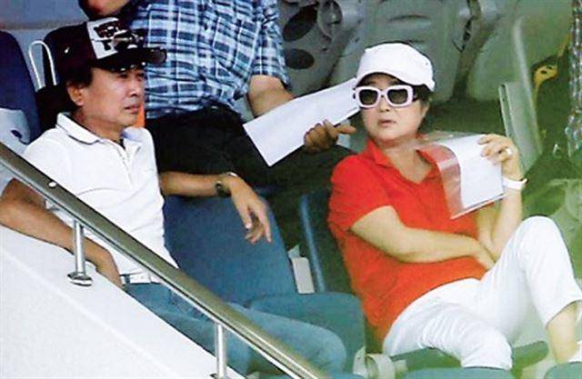 정윤회와 최순실. 한겨레신문 제공