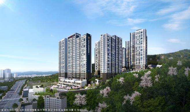 ‘더파크 비스타동원’ 투시도.ⓒ동원개발