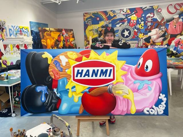 한미반도체 & 필립 콜버트 협업 아트워크. 한미반도체 제공