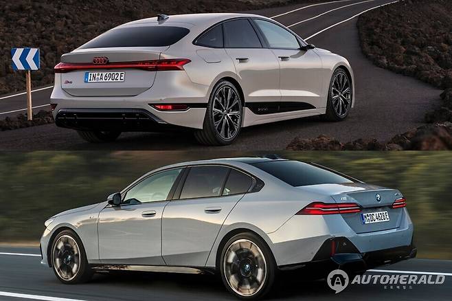 이들 모델들은 라인업에 고성능 모델을 둔 부분도 주요 특징이다(출처: 아우디, BMW)