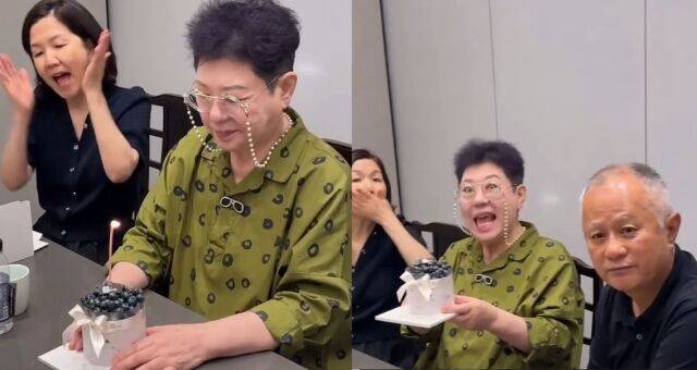 양희은이 73번 째 생일을 맞아 후배들과 즐거운 시간을 보내고 있다. /양희은 소셜미디어