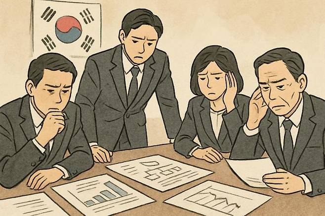 금융당국 개편안을 두고 이견이 극대화되자 국정기획위원회는 개편안을 공식화하지 못하고 논의만 길어지고 있다. 깜깜이 조직 개편 논의로 개편의 대상인 금융위원회와 금융감독원 모두 걱정스럽게 이 상황을 지켜보고 있다. ⓒ데일리안 AI 이미지