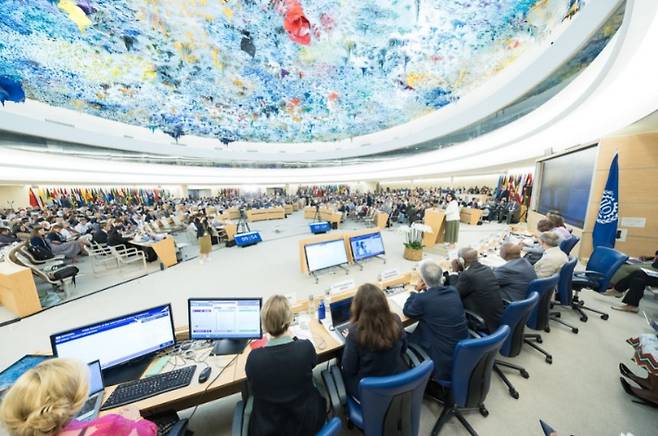 제113차 국제노동기구 총회 전체 회의. ILO 제공