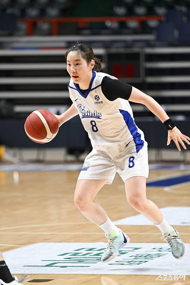 신한은행 김지영. 사진제공|WKBL