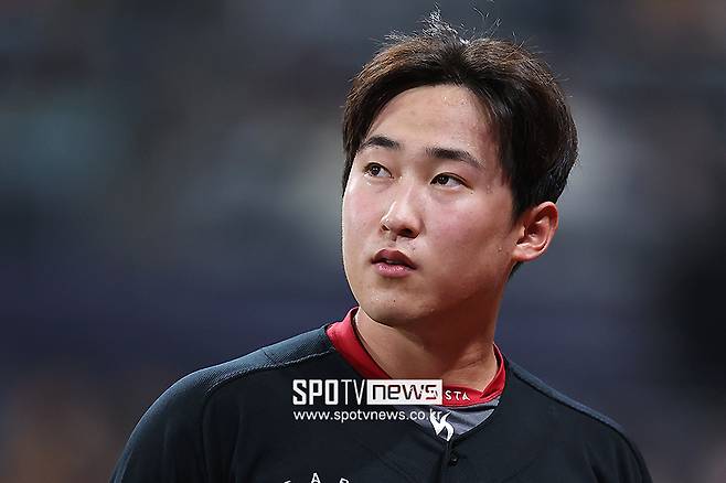 ▲ 팔꿈치 수술이 결정되며 올 시즌 잔여 경기와 2026년 시즌 출전이 모두 어려워진 윤영철 ⓒ곽혜미 기자