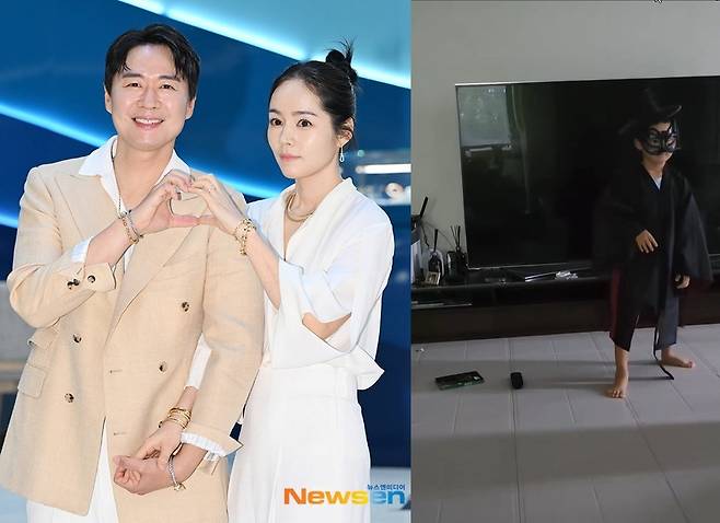 연정훈, 한가인, 연제우 /사진=뉴스엔DB, 한가인 소셜미디어