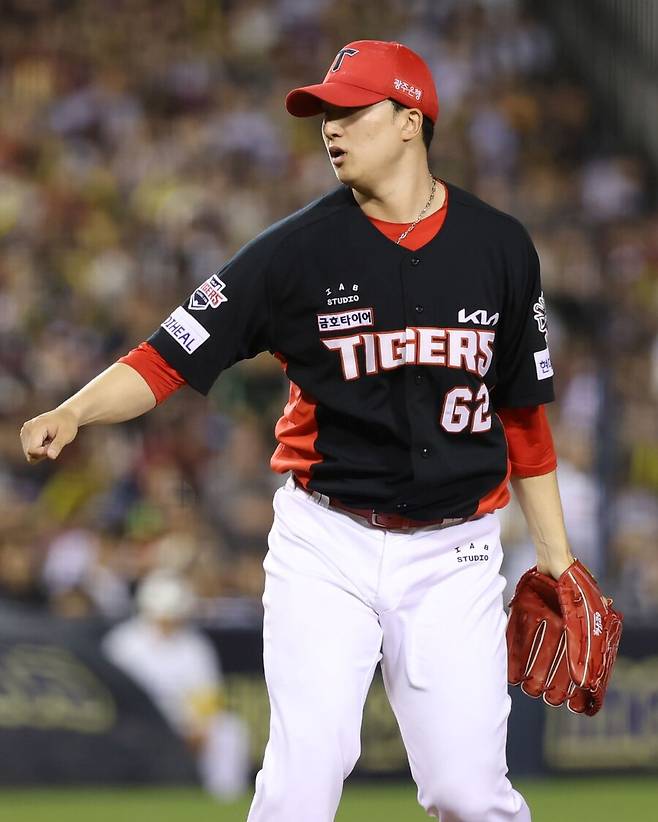 ▲ 정해영은 후반기 평균자책점 7점대의 부진을 이어 가고 있다 ⓒKIA타이거즈