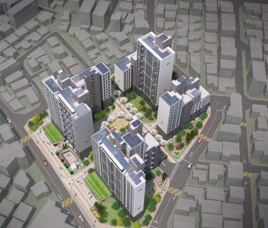 강북구 미아동 767-51번지 일대 모아주택 조감도