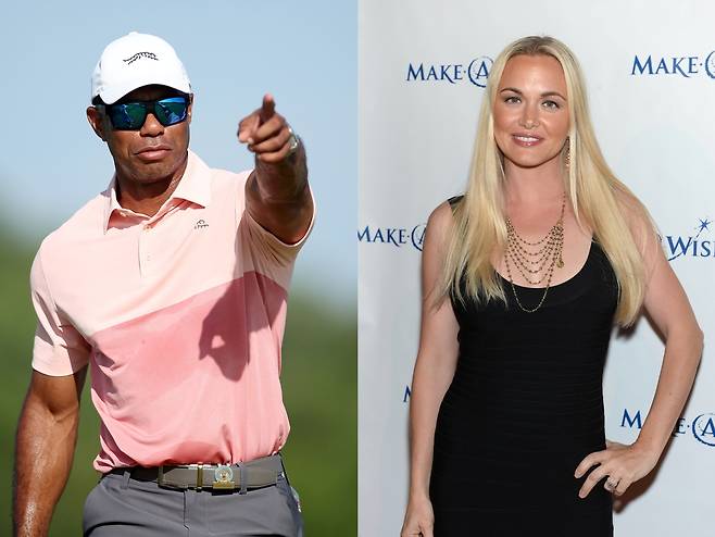 타이거 우즈(왼쪽)와 버네사 트럼프. 게티이미지코리아