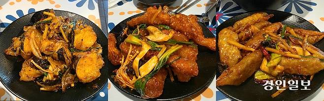 야수각에서는 탕수육(9천원)부터 동파육(1만5천원)에 이르기까지 다채로운 요리류를 저렴한 가격에 맛볼 수 있다. 맛도 좋다. /황성규기자 homerun@kyeongin.com