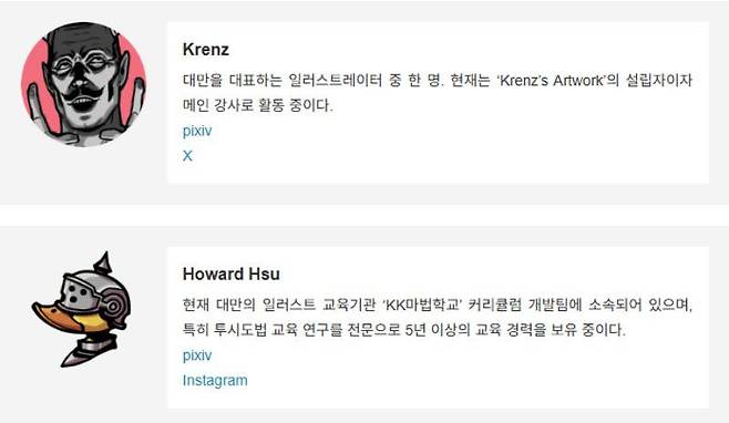 Krenz와 Howard Hsu