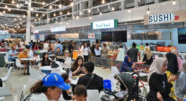 지난 21일 하이브리드형 매장으로 재단장한 인도네사아 롯데마트 발리점 매장 전경. 사진 제공=롯데마트