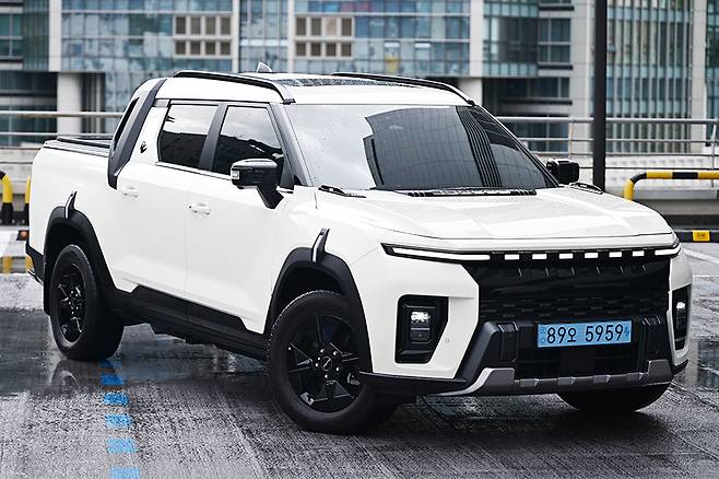 KGM 무쏘 EV. 사진: 김학수 기자