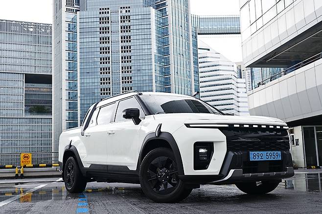 KGM 무쏘 EV. 사진: 김학수 기자