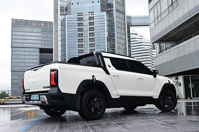 KGM 무쏘 EV. 사진: 김학수 기자