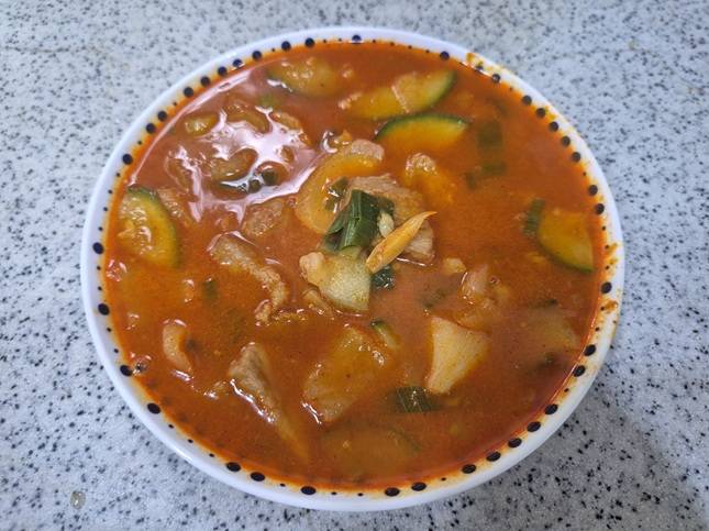 호밍스 초간편 국물요리 '고추장 짜글이'. 건더기가 풍성하다./사진=김아름 기자 armijjang@