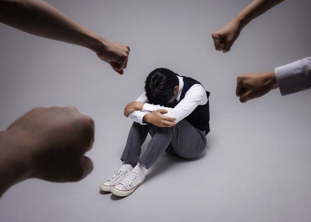 학교폭력 이미지. 클립아트코리아