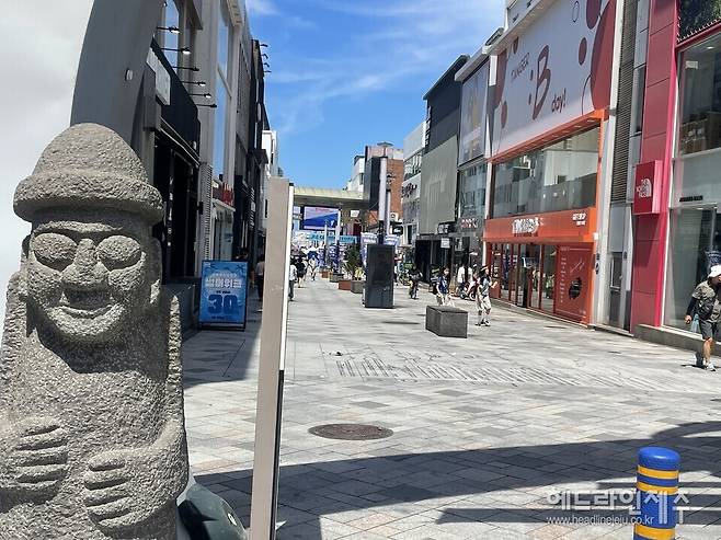 제주시 칠성로 전경. ⓒ헤드라인제주