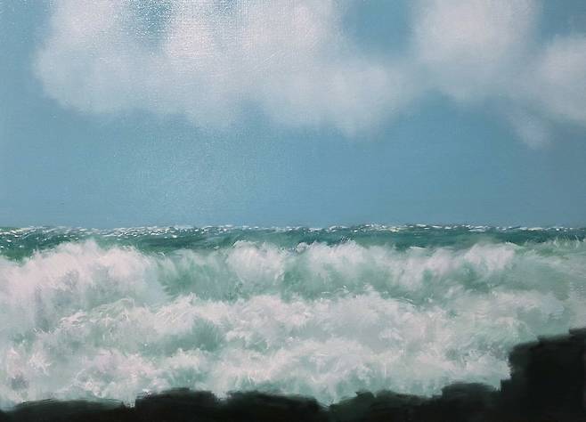 바람 너머, 72.7×53cm / 사진=김애란