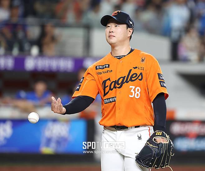 ▲ 후반기 들어 한화 불펜에서 가장 많은 이닝을 소화한 김종수 ⓒ곽혜미 기자