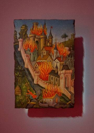 CNCITY마음에너지재단은 프랑스 현대미술의 거장 로랑 그라소를 초청, 8월 31일부터 대전 동구 헤레디움에서 '미래의 기억들(Memories of the Future)' 전시회를 개최한다. 사진은 로랑 그라소의 작품인 '과거에 대한 고찰'. /김흥수 기자