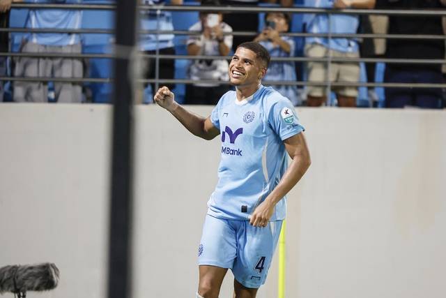 대구FC 카이오의 골 세레머니. 대구FC 제공