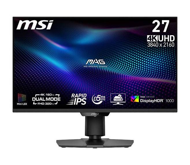 MSI 'MAG 274UPDF E16M’ 게이밍 모니터 / 출처=MSI코리아