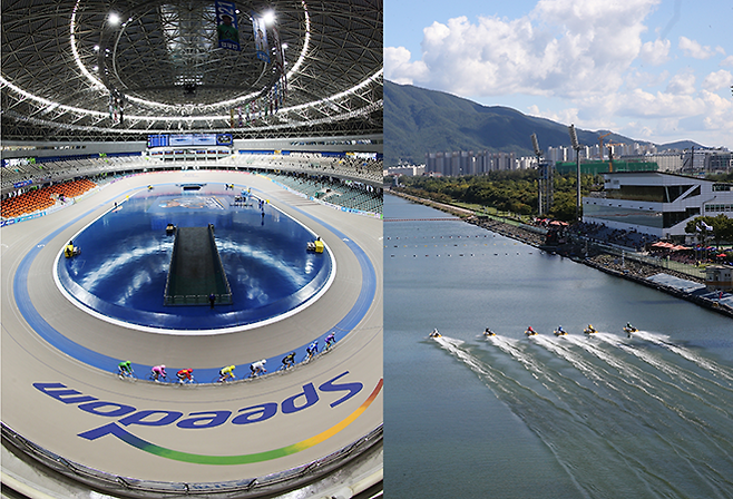 광명스피돔, 미사리경정장 전경. 사진=서울올림픽기념국민체육진흥공단 경륜경정총괄본부