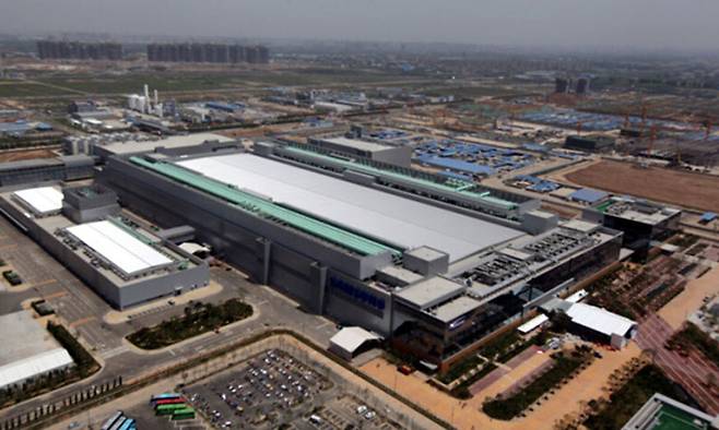 중국 시안의 삼성 반도체 공장. 삼성전자 제공