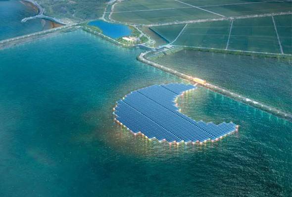 고흥만 수상 태양광