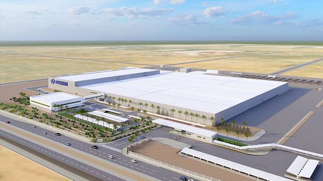 현대차 사우디 생산법인 HMMME 조감도