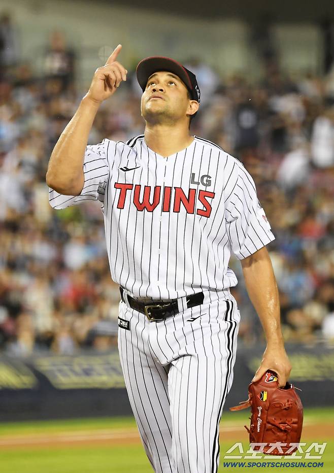 2일 잠실구장에서 열린 LG 트윈스와 롯데 자이언츠의 경기. LG 치리노스가 환호하고 있다. 잠실=박재만 기자 pjm@sportschosun.com/2025.09.02/