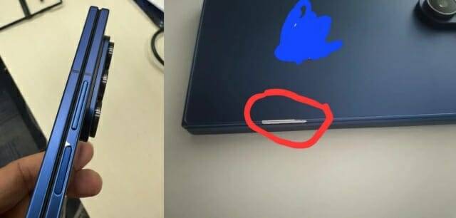 삼성 갤럭시Z폴드 7의 일부 사용자들이 페인트 벗겨짐 현상을 보고했다. (사진=레딧 사용자@Present_Act_4827, @Dgl_ben_152)