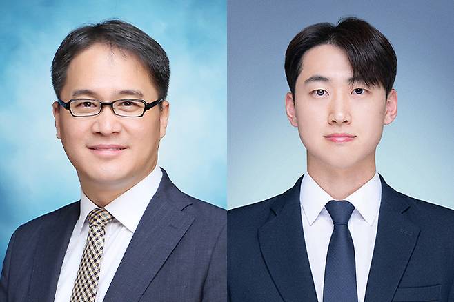 왼쪽부터 동국대 김종필 교수, 조병국 연구교수(사진=동국대)