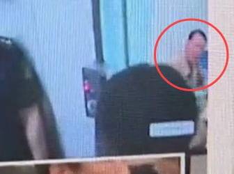 유포된 CCTV 영상 (출처 = 온라인 커뮤니티)